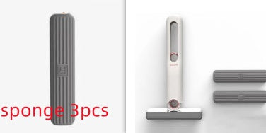 Mini Sponge Squeeze Mop – Portable Floor and Surface Cleaning Tool for Home, Kitchen, Car, Glass, and Desk | Compact Household Mop with Strong Absorption