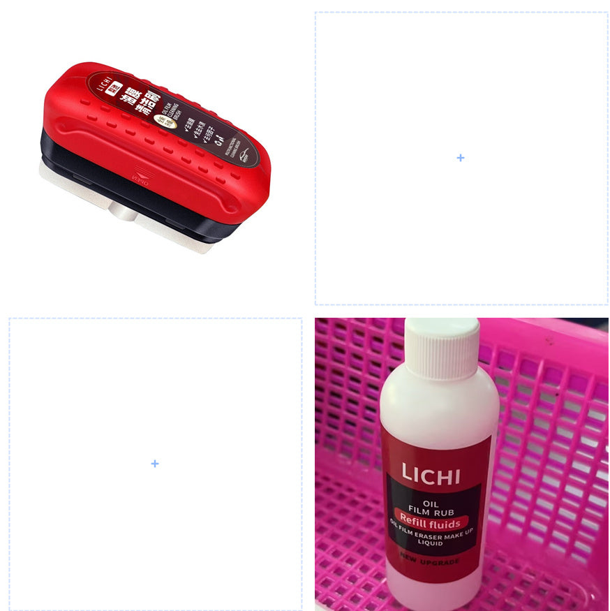 Automotive Windshield Oil Film Cleaning Brush – Universal Car Glass Sponge Cleaner for Removing Dirt, Grease, and Water Marks | Glass Cleaning Wipe Tool