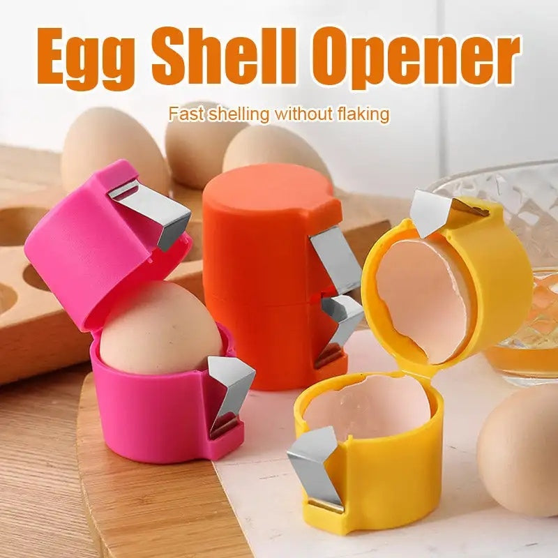 Egg Shell Opener and Beater Tool – 2-in-1 Kitchen Gadget for Easy Egg Cracking and Mixing | Baking and Cooking Accessory for Home and Professional Use