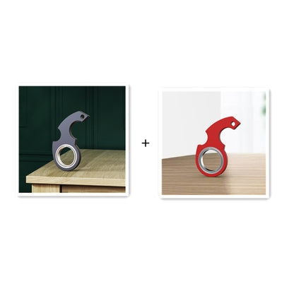 Creative Fidget Spinner Keychain – 3-in-1 Hand Spinner Toy, Bottle Opener & Anti-Stress Keychain | Pocket Anxiety Relief Toy for Kids and Adults