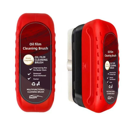 Automotive Windshield Oil Film Cleaning Brush – Universal Car Glass Sponge Cleaner for Removing Dirt, Grease, and Water Marks | Glass Cleaning Wipe Tool